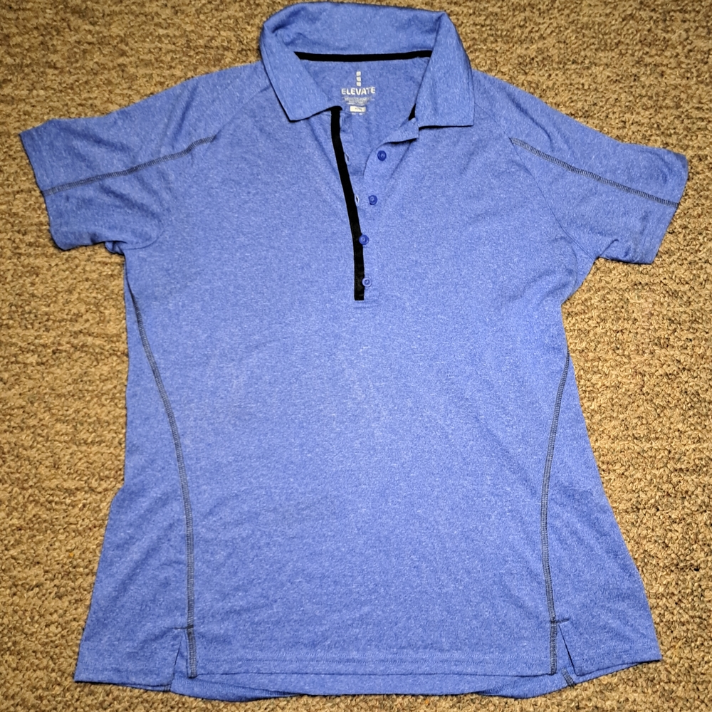 Elevate Blue Polo Shirt. Light Weight Classic Golf Look